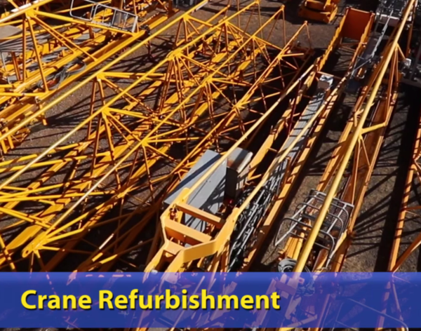 Fully refurbished crane parts